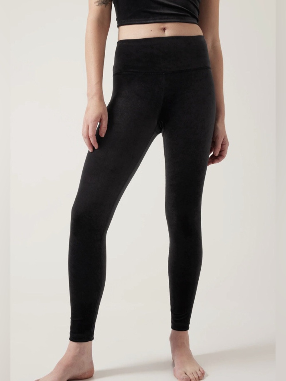 Athleta Elation High Rise Velvet Tight